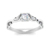 Load image into Gallery viewer, infinity-daisy-floral-asscher-cut-black-diamond-engagement-ring-in-white-gold-FD9986ASRGBLACK-NL-WG