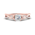 Thumbnail 12 - infinity-daisy-floral-asscher-cut-diamond-engagement-ring-in-rose-gold-FD9986ASR-NL-RG