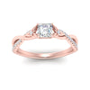 Load image into Gallery viewer, infinity-daisy-floral-asscher-cut-diamond-engagement-ring-in-rose-gold-FD9986ASR-NL-RG