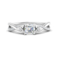 Thumbnail 7 - infinity-daisy-floral-asscher-cut-diamond-engagement-ring-in-white-gold-FD9986ASR-NL-WG