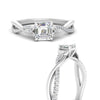 Load image into Gallery viewer, infinity-daisy-floral-asscher-cut-diamond-engagement-ring-in-white-gold-FD9986ASR-NL-WG