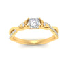 Load image into Gallery viewer, infinity-daisy-floral-asscher-cut-diamond-engagement-ring-in-yellow-gold-FD9986ASR-NL-YG