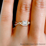 Load image into Gallery viewer, infinity-daisy-floral-asscher-cut-diamond-engagement-ring-in-yellow-gold-FD9986ASR-NL-YG
