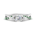 Thumbnail 57 - infinity-daisy-floral-asscher-cut-emerald-engagement-ring-in-white-gold-FD9986ASRGEMGR-NL-WG