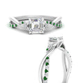 Thumbnail 58 - infinity-daisy-floral-asscher-cut-emerald-engagement-ring-in-white-gold-FD9986ASRGEMGR-NL-WG