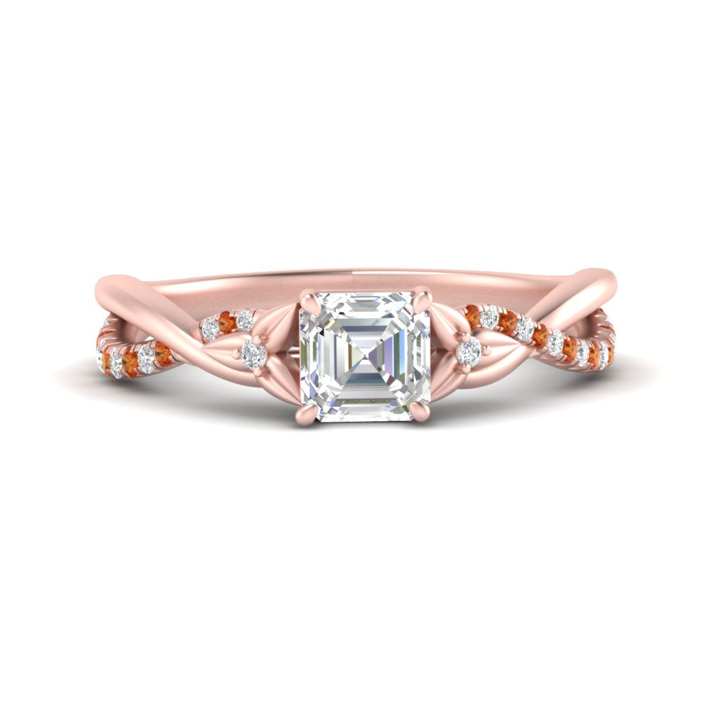 infinity-daisy-floral-asscher-cut-orange-sapphire-engagement-ring-in-rose-gold-FD9986ASRGSAOR-NL-RG