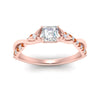 Load image into Gallery viewer, infinity-daisy-floral-asscher-cut-orange-sapphire-engagement-ring-in-rose-gold-FD9986ASRGSAOR-NL-RG