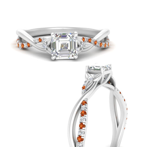 infinity-daisy-floral-asscher-cut-orange-sapphire-engagement-ring-in-white-gold-FD9986ASRGSAOR-NL-WG
