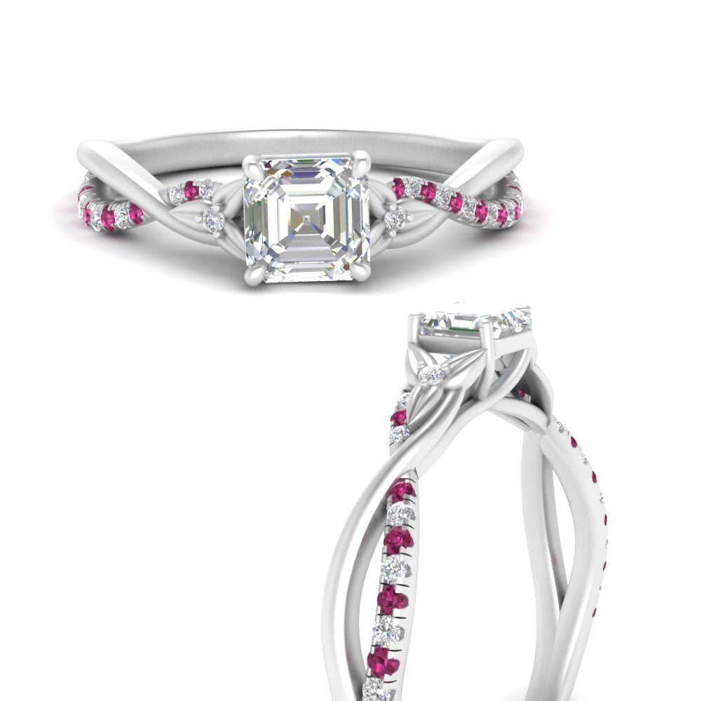 infinity-daisy-floral-asscher-cut-pink-sapphire-engagement-ring-in-white-gold-FD9986ASRGSADRPI-NL-WG