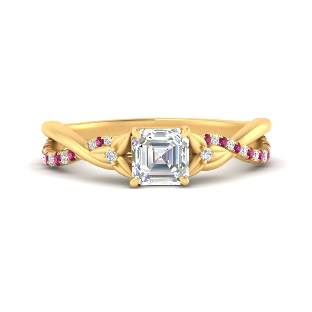 infinity-daisy-floral-asscher-cut-pink-sapphire-engagement-ring-in-yellow-gold-FD9986ASRGSADRPI-NL-YG