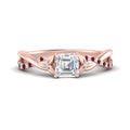 Thumbnail 73 - infinity-daisy-floral-asscher-cut-ruby-engagement-ring-in-rose-gold-FD9986ASRGRUDR-NL-RG