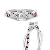 Load image into Gallery viewer, infinity-daisy-floral-asscher-cut-ruby-engagement-ring-in-white-gold-FD9986ASRGRUDR-NL-WG