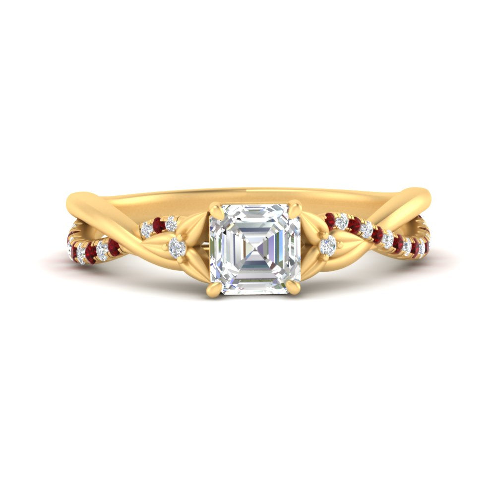 infinity-daisy-floral-asscher-cut-ruby-engagement-ring-in-yellow-gold-FD9986ASRGRUDR-NL-YG