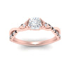 Load image into Gallery viewer, infinity-daisy-floral-cushion-cut-black-diamond-engagement-ring-in-rose-gold-FD9986CURGBLACK-NL-RG