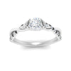 Load image into Gallery viewer, infinity-daisy-floral-cushion-cut-black-diamond-engagement-ring-in-white-gold-FD9986CURGBLACK-NL-WG