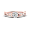 Load image into Gallery viewer, infinity-daisy-floral-cushion-cut-diamond-engagement-ring-in-rose-gold-FD9986CUR-NL-RG