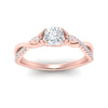 Load image into Gallery viewer, infinity-daisy-floral-cushion-cut-diamond-engagement-ring-in-rose-gold-FD9986CUR-NL-RG