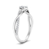 Load image into Gallery viewer, infinity-daisy-floral-cushion-cut-diamond-engagement-ring-in-white-gold-FD9986CUR-NL-WG