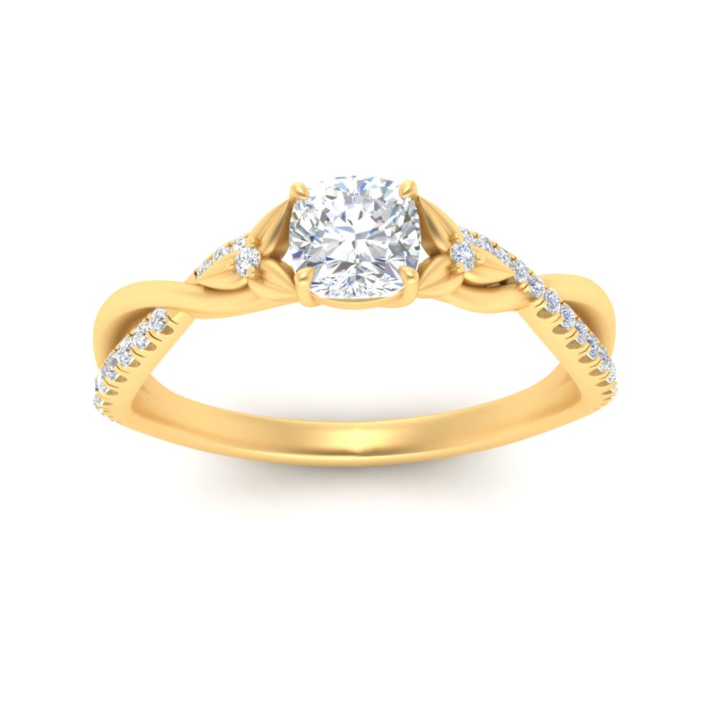 infinity-daisy-floral-cushion-cut-diamond-engagement-ring-in-yellow-gold-FD9986CUR-NL-YG