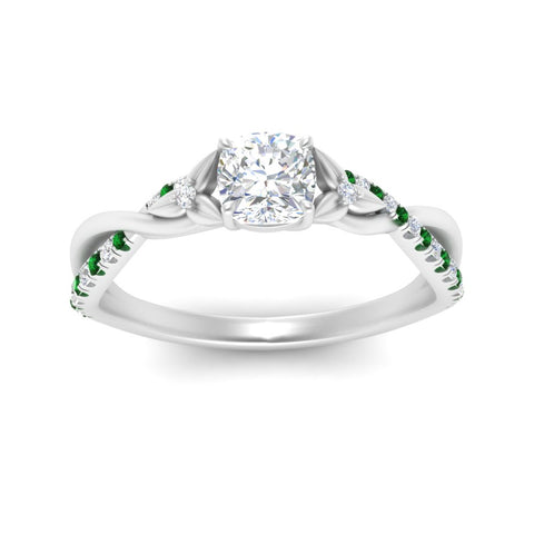 infinity-daisy-floral-cushion-cut-emerald-engagement-ring-in-white-gold-FD9986CURGEMGR-NL-WG