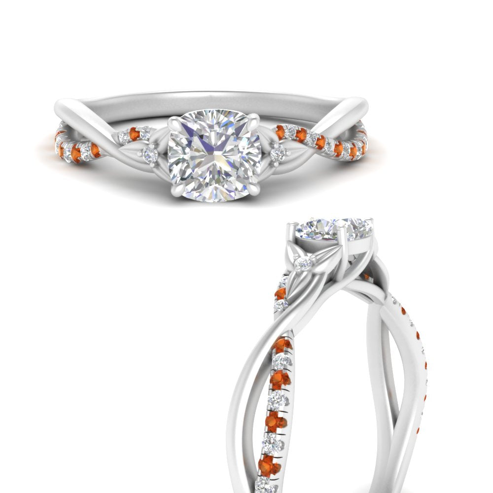 infinity-daisy-floral-cushion-cut-orange-sapphire-engagement-ring-in-white-gold-FD9986CURGSAOR-NL-WG