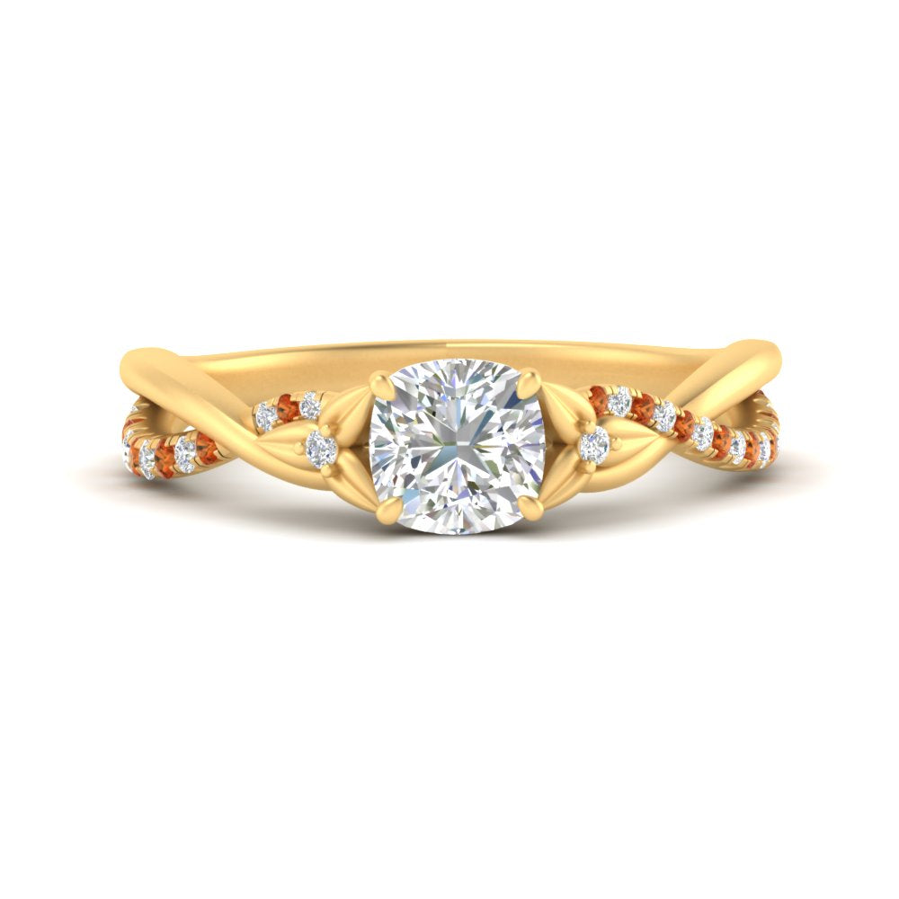infinity-daisy-floral-cushion-cut-orange-sapphire-engagement-ring-in-yellow-gold-FD9986CURGSAOR-NL-YG