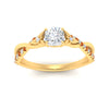Load image into Gallery viewer, infinity-daisy-floral-cushion-cut-orange-sapphire-engagement-ring-in-yellow-gold-FD9986CURGSAOR-NL-YG