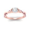 Load image into Gallery viewer, infinity-daisy-floral-cushion-cut-pink-sapphire-engagement-ring-in-rose-gold-FD9986CURGSADRPI-NL-RG
