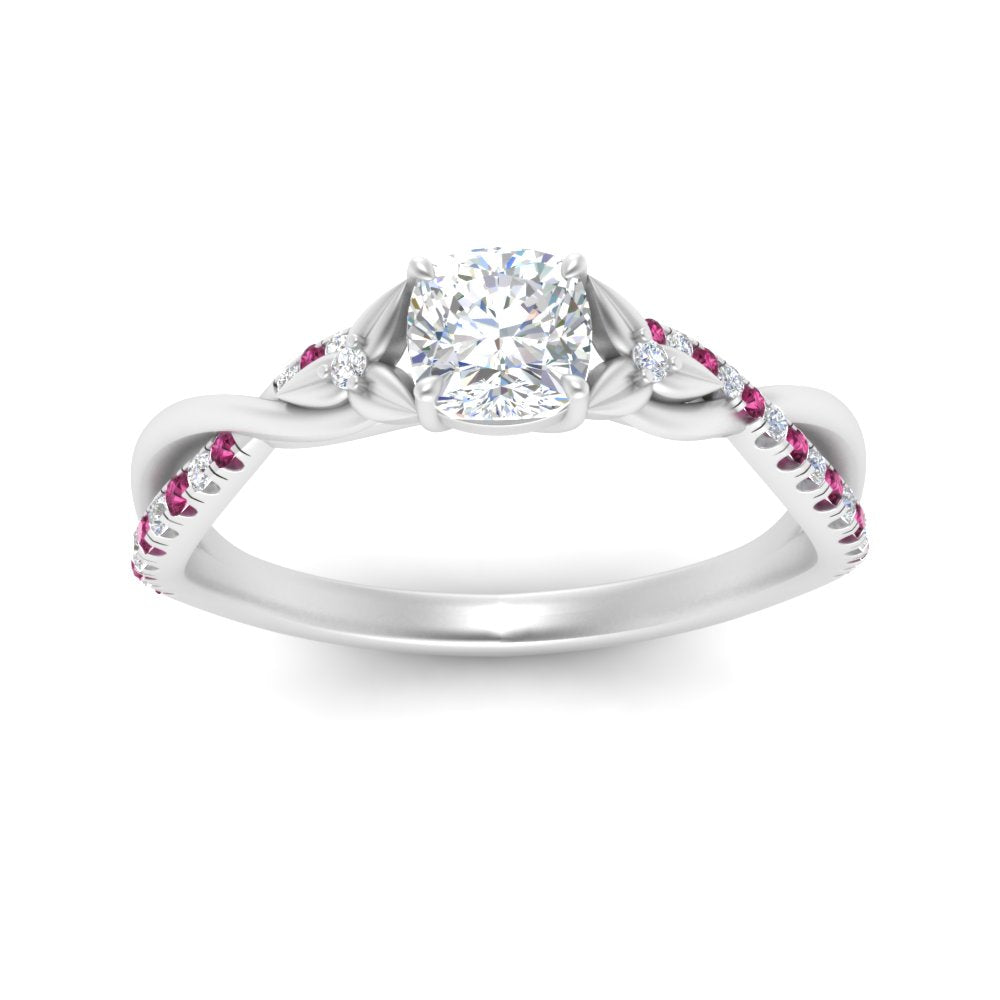 infinity-daisy-floral-cushion-cut-pink-sapphire-engagement-ring-in-white-gold-FD9986CURGSADRPI-NL-WG