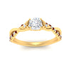 Load image into Gallery viewer, infinity-daisy-floral-cushion-cut-ruby-engagement-ring-in-yellow-gold-FD9986CURGRUDR-NL-YG