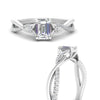 Load image into Gallery viewer, emerald-cut-lab-diamond-infinity-engagement-ring-in-FD9986R5-EM-NL-WG