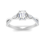 Load image into Gallery viewer, emerald-cut-lab-diamond-infinity-engagement-ring-in-FD9986R5-EM-NL-WG
