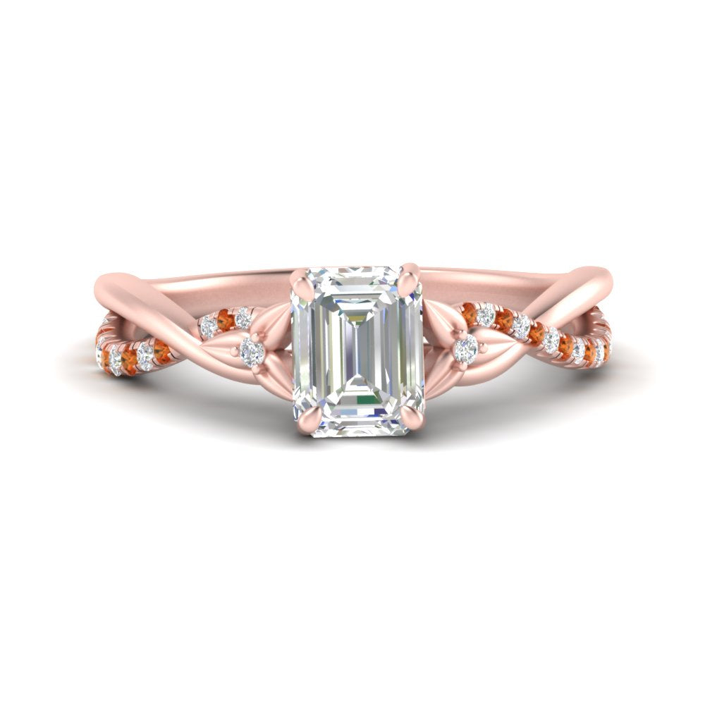 infinity-daisy-floral-emerald-cut-orange-sapphire-engagement-ring-in-rose-gold-FD9986EMRGSAOR-NL-RG