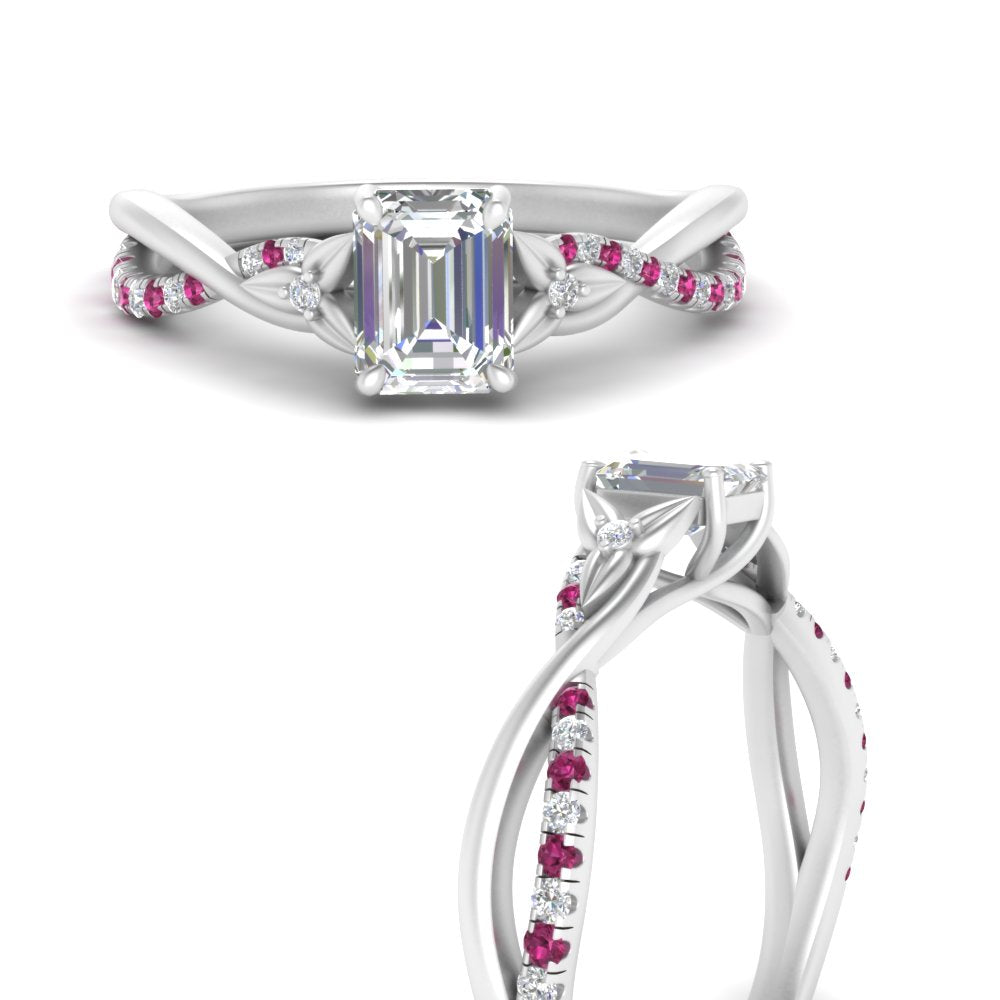 infinity-daisy-floral-emerald-cut-pink-sapphire-engagement-ring-in-white-gold-FD9986EMRGSADRPI-NL-WG