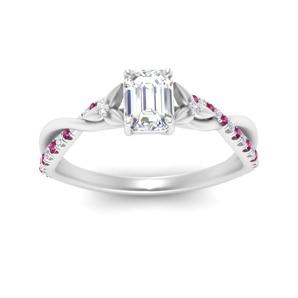 infinity-daisy-floral-emerald-cut-pink-sapphire-engagement-ring-in-white-gold-FD9986EMRGSADRPI-NL-WG
