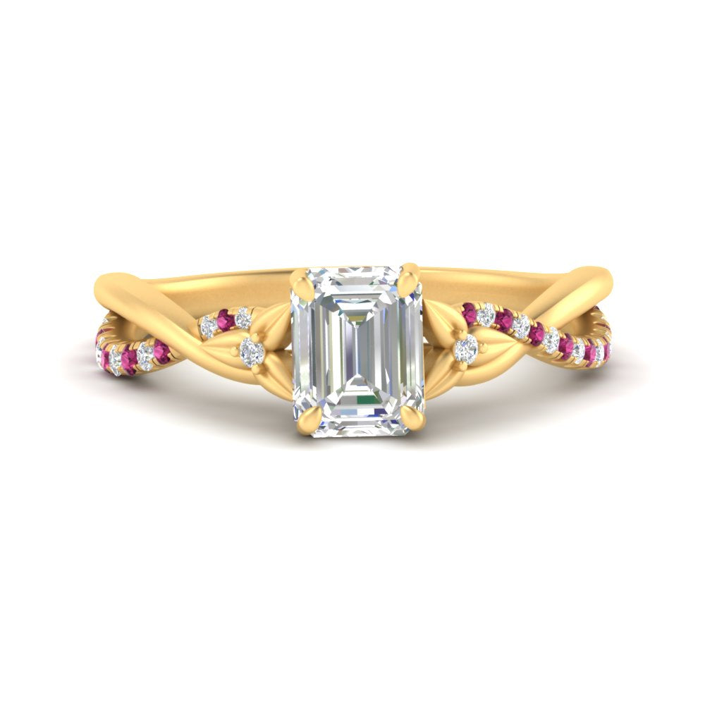 infinity-daisy-floral-emerald-cut-pink-sapphire-engagement-ring-in-yellow-gold-FD9986EMRGSADRPI-NL-YG