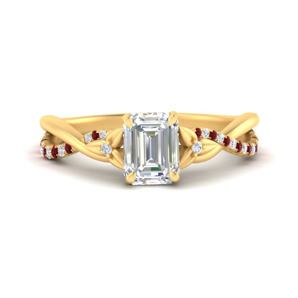 infinity-daisy-floral-emerald-cut-ruby-engagement-ring-in-yellow-gold-FD9986EMRGRUDR-NL-YG