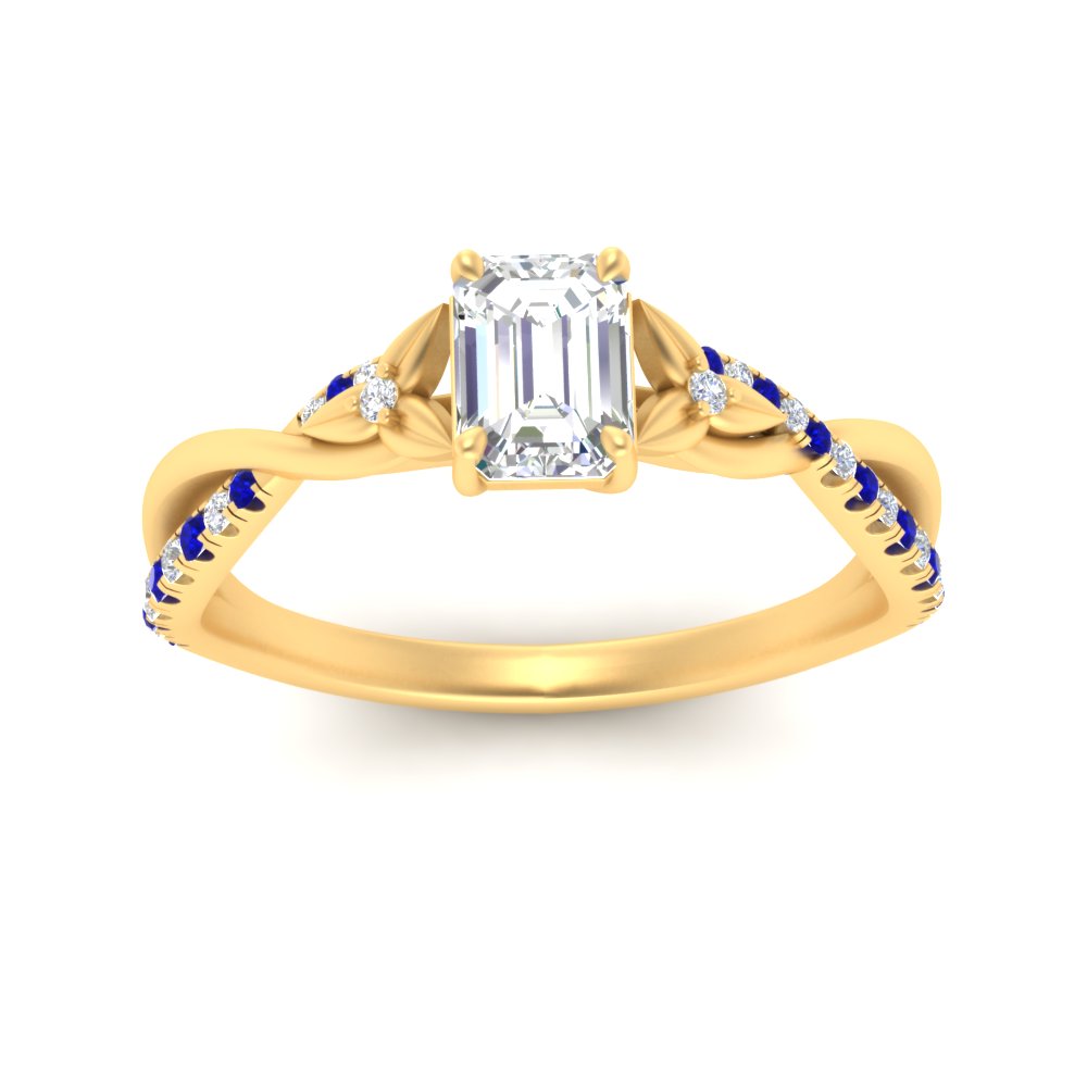 infinity-daisy-floral-emerald-cut-sapphire-engagement-ring-in-yellow-gold-FD9986EMRGSABL-NL-YG