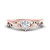 Load image into Gallery viewer, infinity-daisy-floral-heart-shaped-black-diamond-engagement-ring-in-rose-gold-FD9986HTRGBLACK-NL-RG