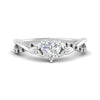 Load image into Gallery viewer, infinity-daisy-floral-heart-shaped-black-diamond-engagement-ring-in-white-gold-FD9986HTRGBLACK-NL-WG