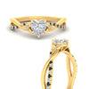 Load image into Gallery viewer, infinity-daisy-floral-heart-shaped-black-diamond-engagement-ring-in-yellow-gold-FD9986HTRGBLACK-NL-YG