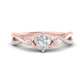 Thumbnail 14 - infinity-daisy-floral-heart-shaped-diamond-engagement-ring-in-rose-gold-FD9986HTR-NL-RG