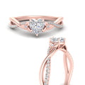 Thumbnail 16 - infinity-daisy-floral-heart-shaped-diamond-engagement-ring-in-rose-gold-FD9986HTR-NL-RG