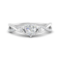 Thumbnail 9 - infinity-daisy-floral-heart-shaped-diamond-engagement-ring-in-white-gold-FD9986HTR-NL-WG