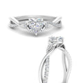 Thumbnail 11 - infinity-daisy-floral-heart-shaped-diamond-engagement-ring-in-white-gold-FD9986HTR-NL-WG