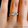 Load image into Gallery viewer, infinity-daisy-floral-heart-shaped-diamond-engagement-ring-in-white-gold-FD9986HTR-NL-WG