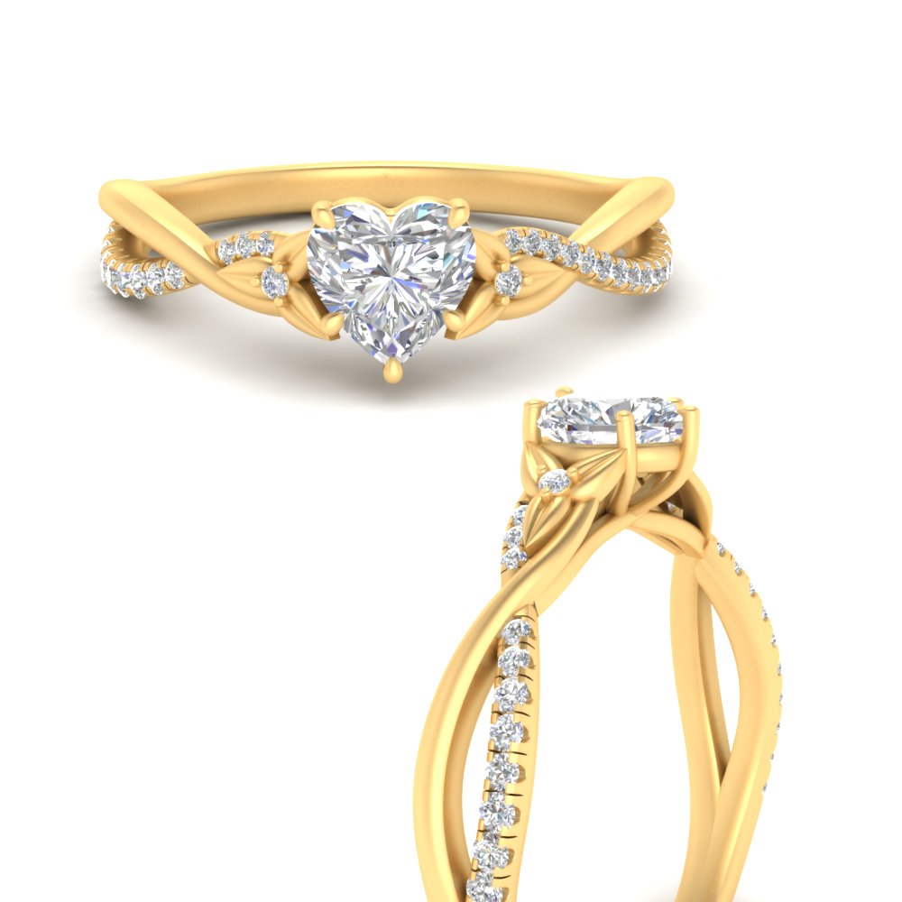 infinity-daisy-floral-heart-shaped-diamond-engagement-ring-in-yellow-gold-FD9986HTR-NL-YG