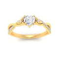 Thumbnail 7 - infinity-daisy-floral-heart-shaped-diamond-engagement-ring-in-yellow-gold-FD9986HTR-NL-YG