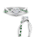 Thumbnail 60 - infinity-daisy-floral-heart-shaped-emerald-engagement-ring-in-white-gold-FD9986HTRGEMGR-NL-WG