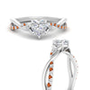 Load image into Gallery viewer, infinity-daisy-floral-heart-shaped-orange-sapphire-engagement-ring-in-white-gold-FD9986HTRGSAOR-NL-WG